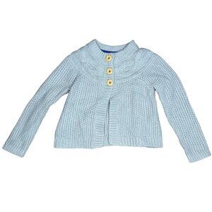 MIni Boden chunky cardigan 4-5 year grey